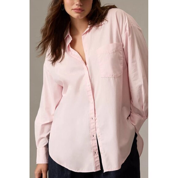NWT Size S - The Bennet Buttondown Shirt by Maeve 100% Cotton (NWT US$ 98) - Picture 1 of 16